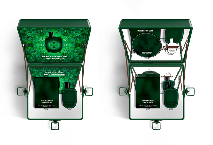 Comme des Garçons - Perfume Packaging Amazingreen