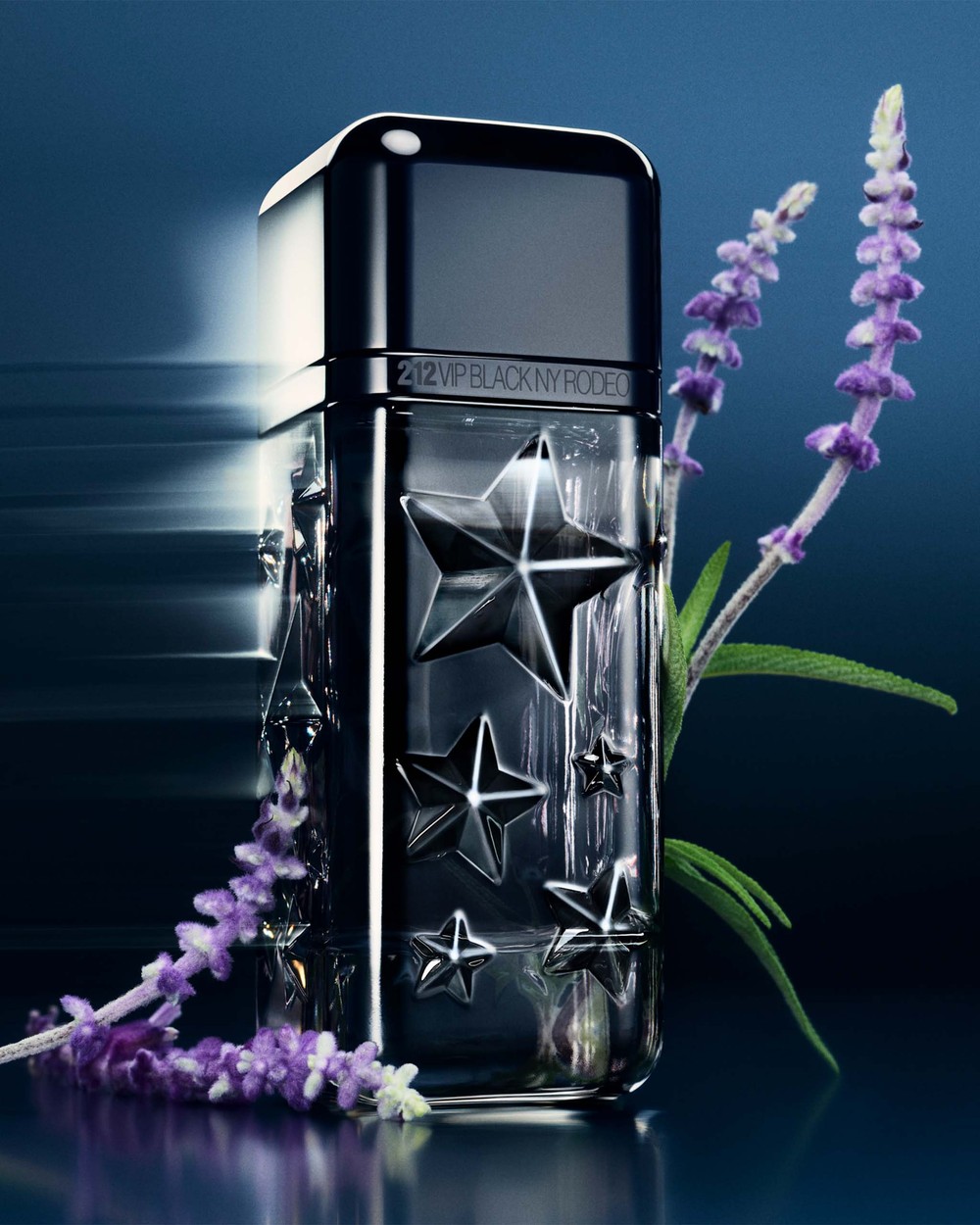 Studio Bakuza Carolina Herrera 212 VIP Black NYC Rodeo and lavender